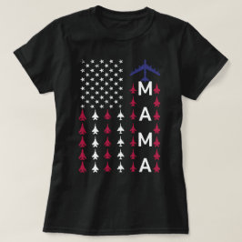 Camiseta Força Aérea Orgulhosa Mãe Esposa Mãe Usafa Mãe Mam