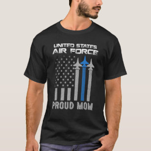 Camiseta Força Aérea Orgulhosa Mãe Veterano Dia dos EUA For