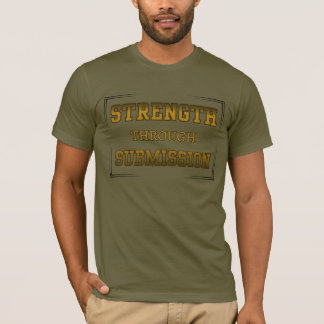 Camiseta Força Através da Submissão Fé Cristã