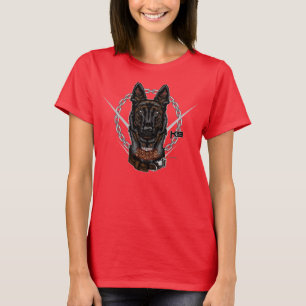 Camiseta Força belga Malinois K9 - ELITE