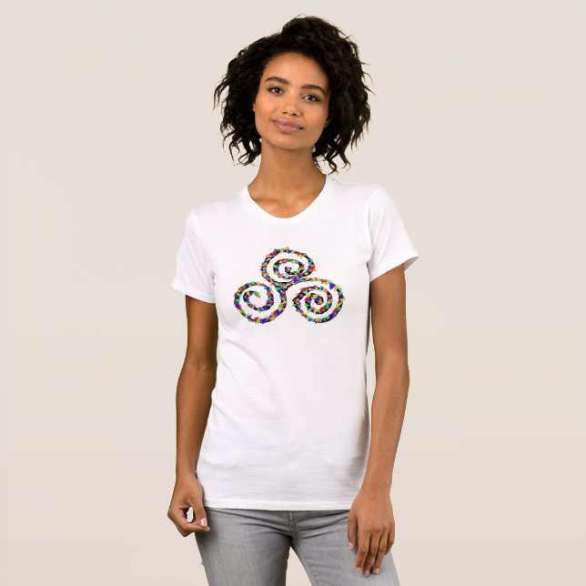 Camiseta Força Celta do Triskelion (Frente Completa)