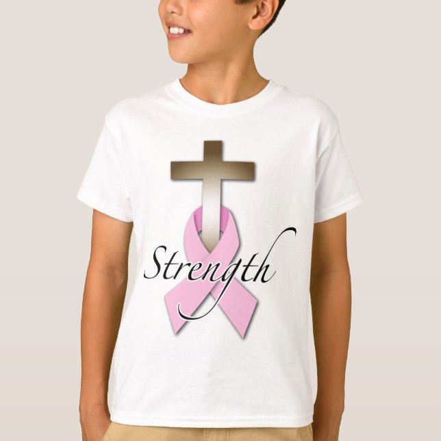 Camiseta força de consciência do Cancer (Frente)