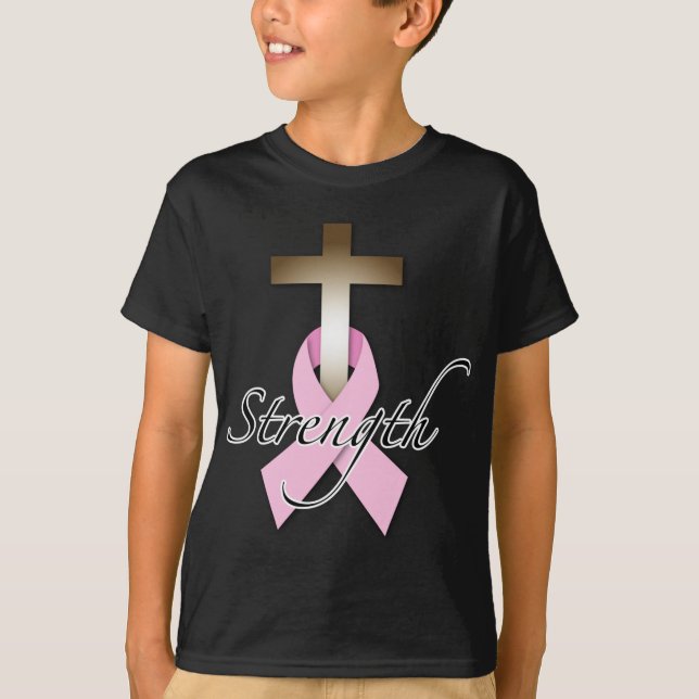 Camiseta força de consciência do Cancer (Frente)