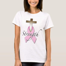 Camiseta força de consciência do Cancer