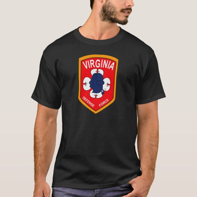 Camiseta Força de defesa de Virgínia - Eco Empresa (Frente)