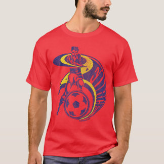 Camiseta Força de Futebol Retro dos Anos 80 menino