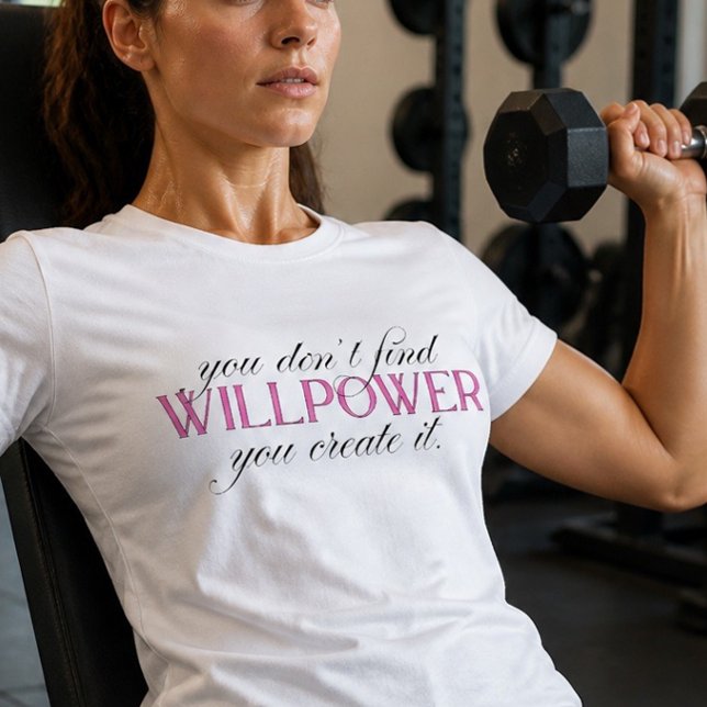 Camiseta Força de Vontade (Criador carregado)