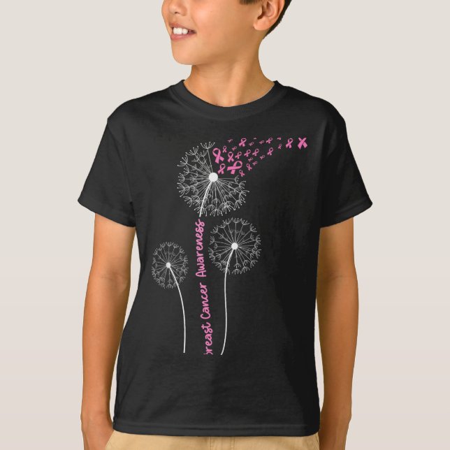 Camiseta Força do Desejo de Dente-de-Leão para Conscientiza (Frente)