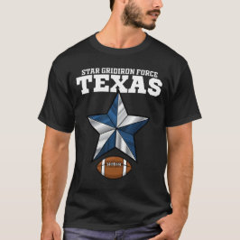 CAMISETA FORÇA DO GRIDIRON DA ESTRELA DO TEXAS - FUTEBOL DE
