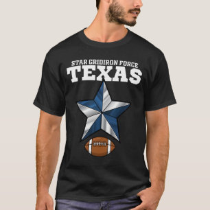 CAMISETA FORÇA DO GRIDIRON DA ESTRELA DO TEXAS - FUTEBOL DE