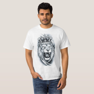 Camiseta Força do Leão Rei Gráfico