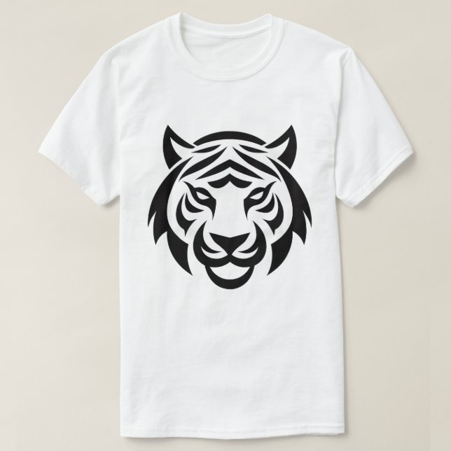 Camiseta Força do tigre (Frente do Design)