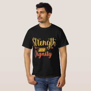 Camiseta Força E Dignidade