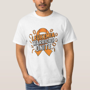 Camiseta Força e esperança para guerreiros da leucemia