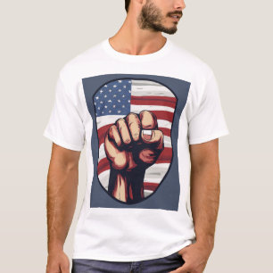 Camiseta "Força e unidade: o poder dentro da camisa"