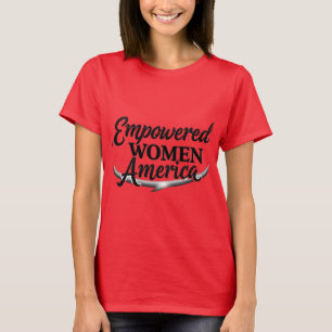 Camiseta Força e unidade: T-Shirt empoderada para mulheres