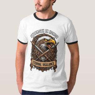 Camiseta Força em Honra Vigilância Eterna Águia