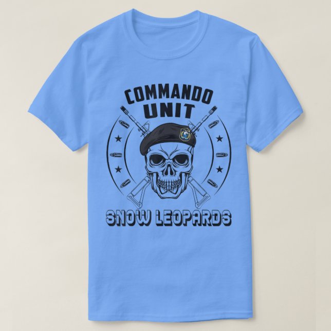 Camiseta Força Especial Chinesa Snow Lepard Comando China (Frente do Design)