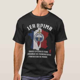 Camiseta Força Especial Francesa RDIMa 1rua Paratropo de In