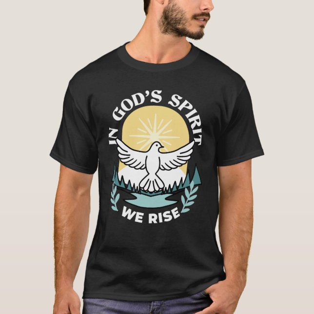 Camiseta Força Espiritual em Deus - Assustador do Cristão (Frente)