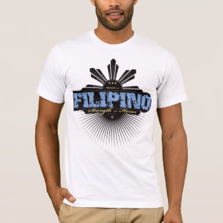 Camiseta Força filipina e Ho - azul