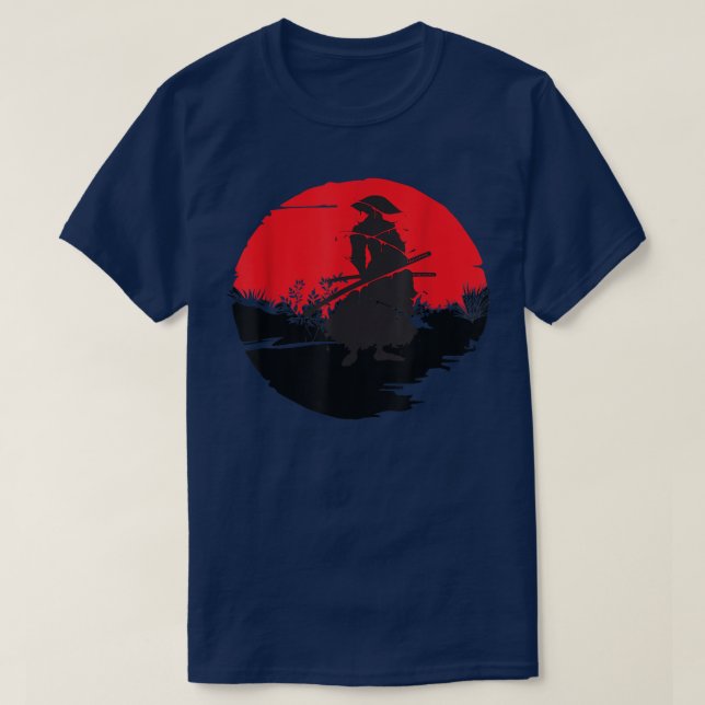 Camiseta Força Herói do Guerreiro Anime Samurai (2) (Frente do Design)