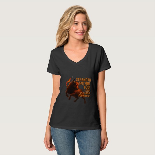 CAMISETA FORÇA INTERIOR VOCÊ CONTINUA AVANÇANDO (Frente Completa)