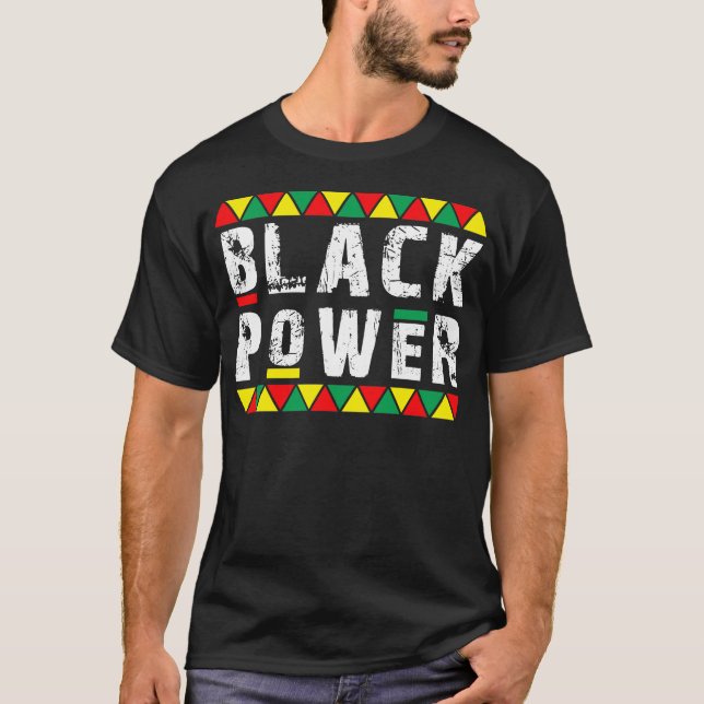 Camiseta força negra (Frente)