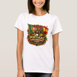 Camiseta FORÇA PORTUGAL 🇵🇹 Orgulho de Portugal