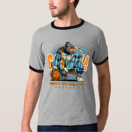 Camiseta Força Primária do Basquete | Men Ringer