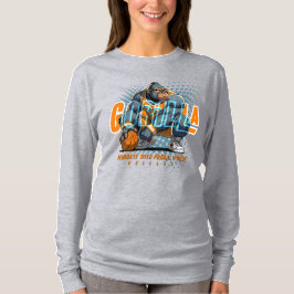 Camiseta Força Primária do Basquete | Mulheres Longa Folga