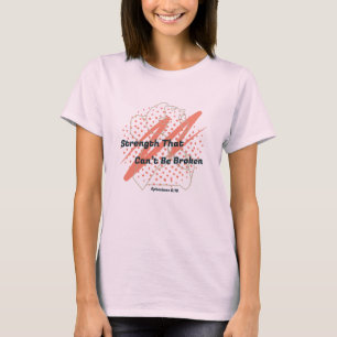 Camiseta Força que não pode ser quebrada   Christian Athlet