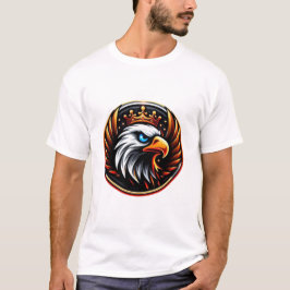 Camiseta Força Real da Águia e Majestade Confortável