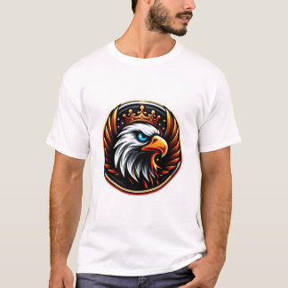 Camiseta Força Real da Águia e Majestade Confortável
