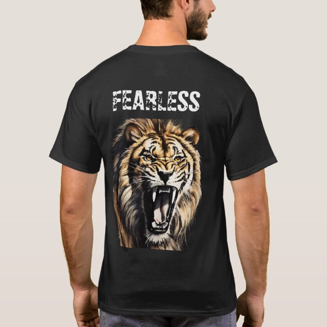 Camiseta "Força sem rosto: Tiger Edition" (Verso)