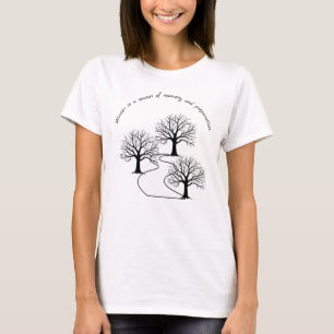 Camiseta Força silenciosa do inverno