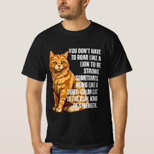 Camiseta Força Silenciosa - Teto Motivacional Calmante Para