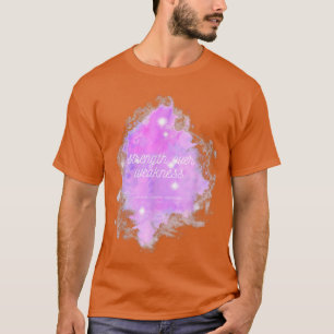 Camiseta Força sobre fraqueza Cancer Carcinoide Galay Awa