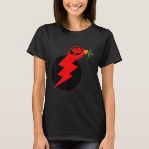 Camiseta Força Vegana Cenoura Levantamento de Peso Academia