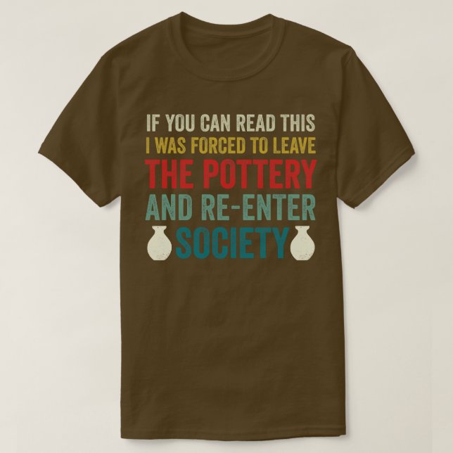 Camiseta Forçado a deixar a poeira engraçada (Frente do Design)