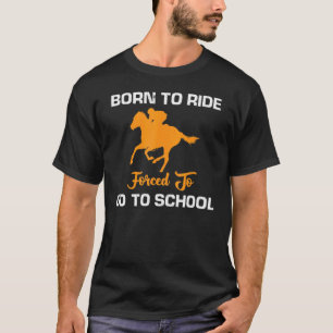 Camiseta Forçado a ir à escola