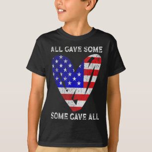 Camiseta Forças Armadas Patrióticas do Coração Americano, n
