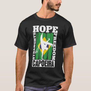 Camiseta Forças da Dança Marcial da Capoeira Brasileira Esp