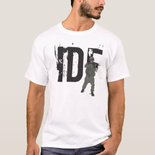 Camiseta Forças de defesa de Israel com Tag da brigada