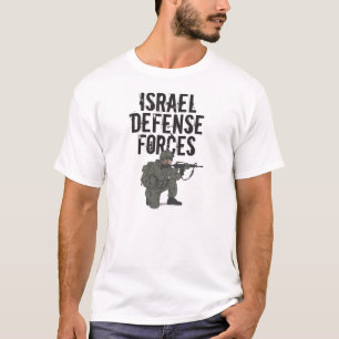 Camiseta forças de defesa do lsrael