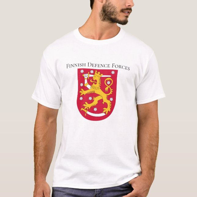Camiseta Forças de defesa finlandesas Finlandia (Frente)