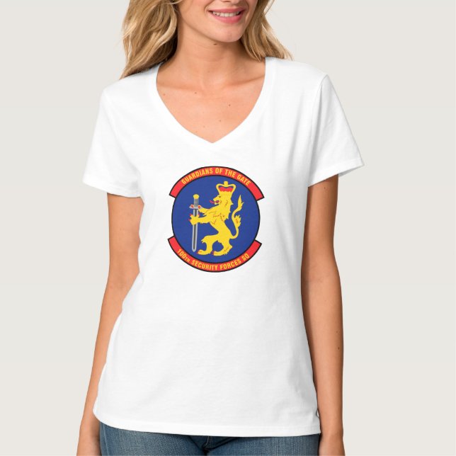 Camiseta Forças de Segurança da Força Aérea dos Estados Uni (Frente)