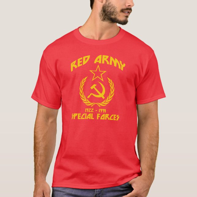 Camiseta Forças especiais de exército vermelho (Frente)