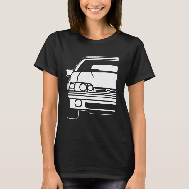 Camiseta Ford Mustang 1989 Notchback 1 (Frente)