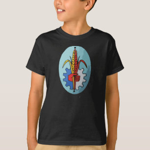 Camiseta Fordson Trator Vintage Caminhando Crianças do Pato